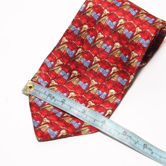 Vintage Robert Talbott Abstract Print Hand Sewn Silk Tie 4" x 57" - Picture 2 of 7